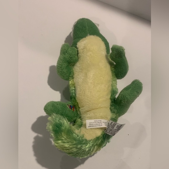 GANZ Webkinz Crocodile HM215 Stuffed Animal Plush Green 14" No Code Pre-owned - Picture 7 of 7